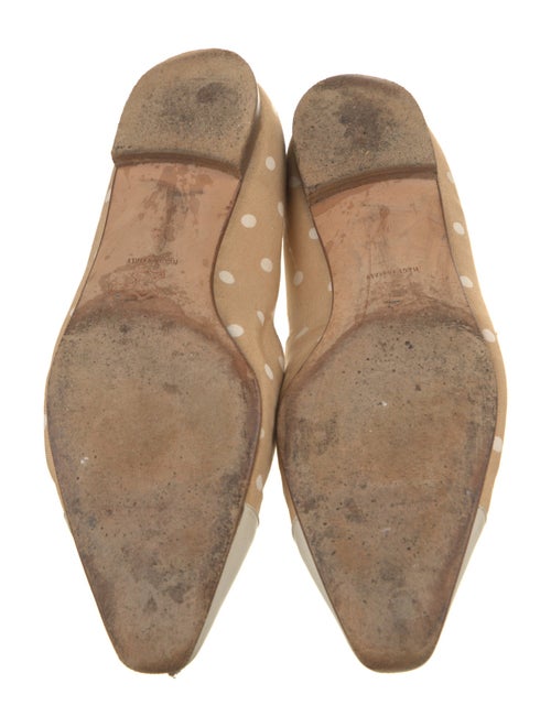 Manolo Blahnik Suede Flats