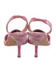 Manolo Blahnik Floral Print Slingback Pumps