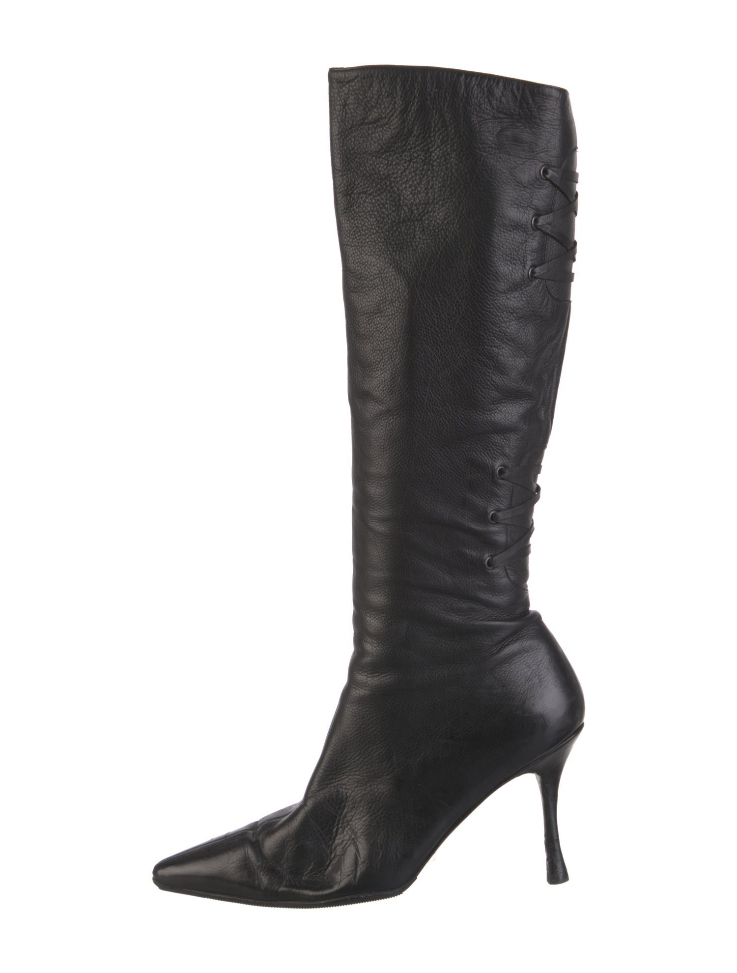 Manolo Blahnik Leather Boots