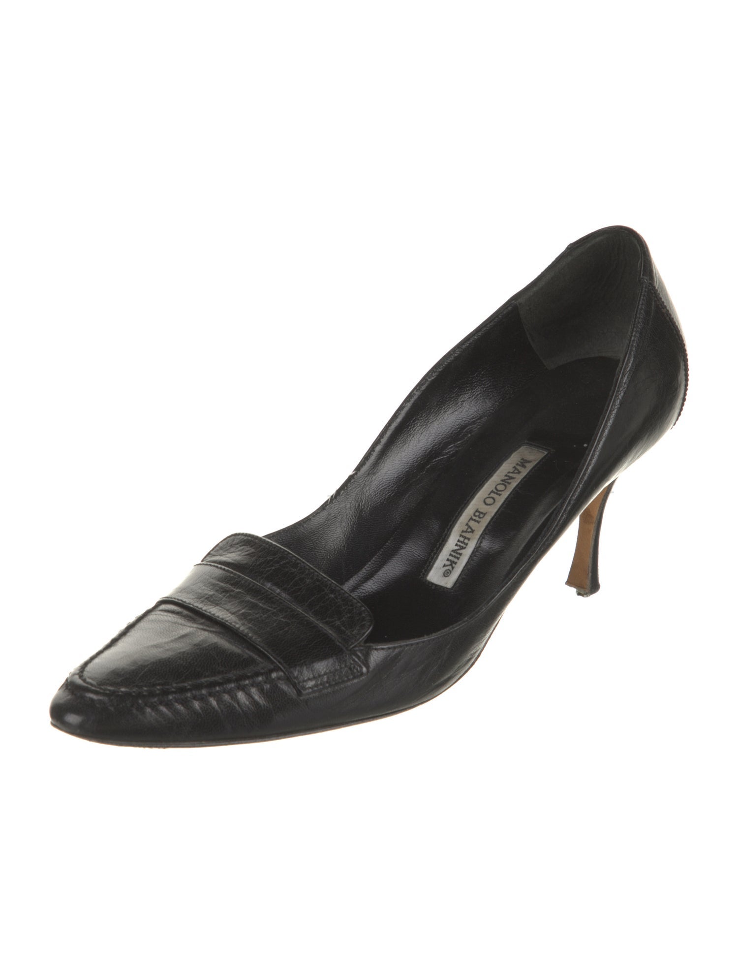 Manolo Blahnik Leather Pumps