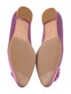 Manolo Blahnik Satin Ballet Flats