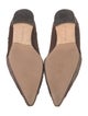 Manolo Blahnik Ponyhair Printed Flats
