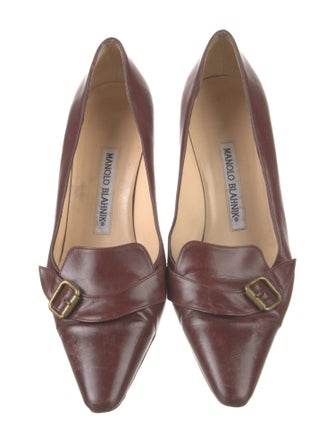 Manolo Blahnik Leather Pumps