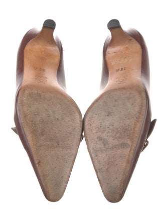 Manolo Blahnik Leather Pumps