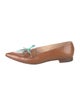 Manolo Blahnik Leather Ballet Flats