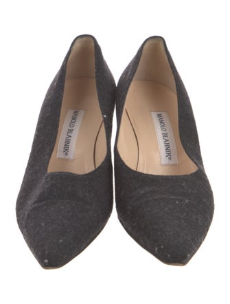 Manolo Blahnik Suede Pumps