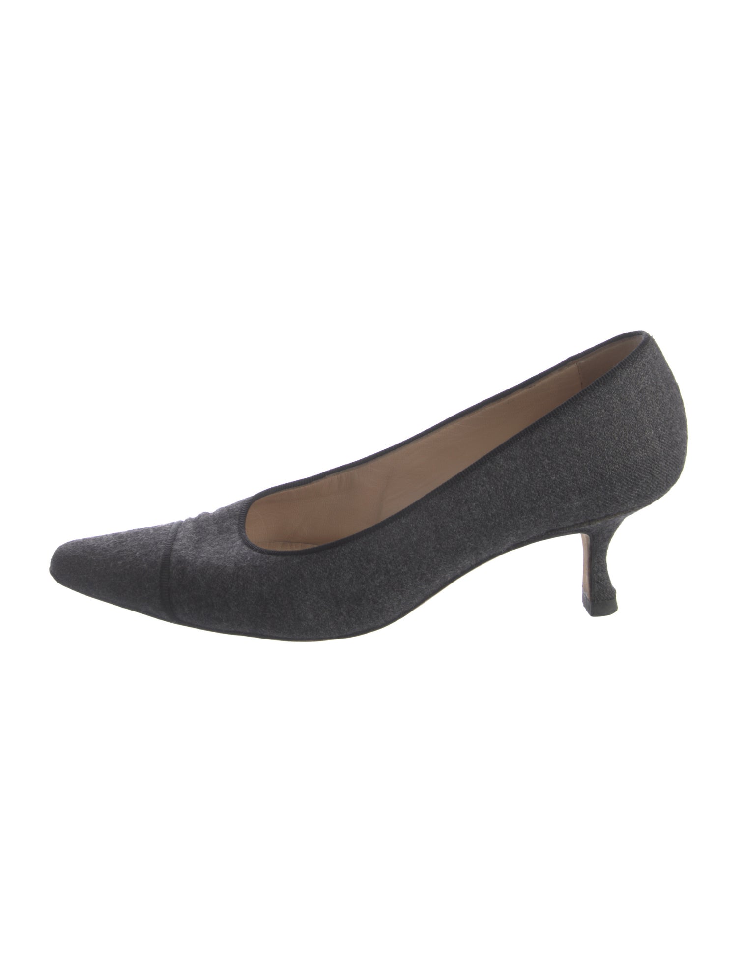 Manolo Blahnik Wool Pumps