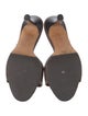 Manolo Blahnik Leather Slides
