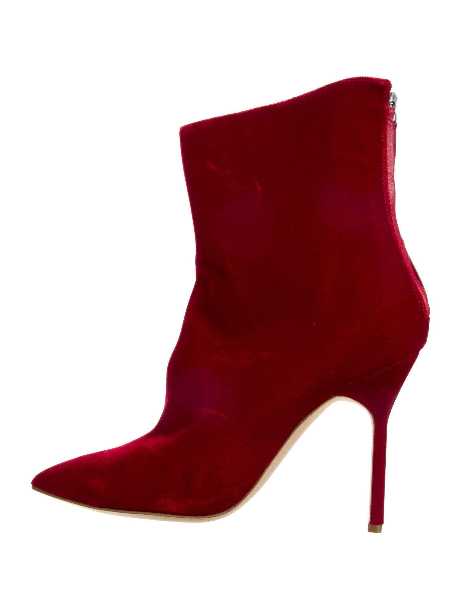 Manolo Blahnik Velvet Boots