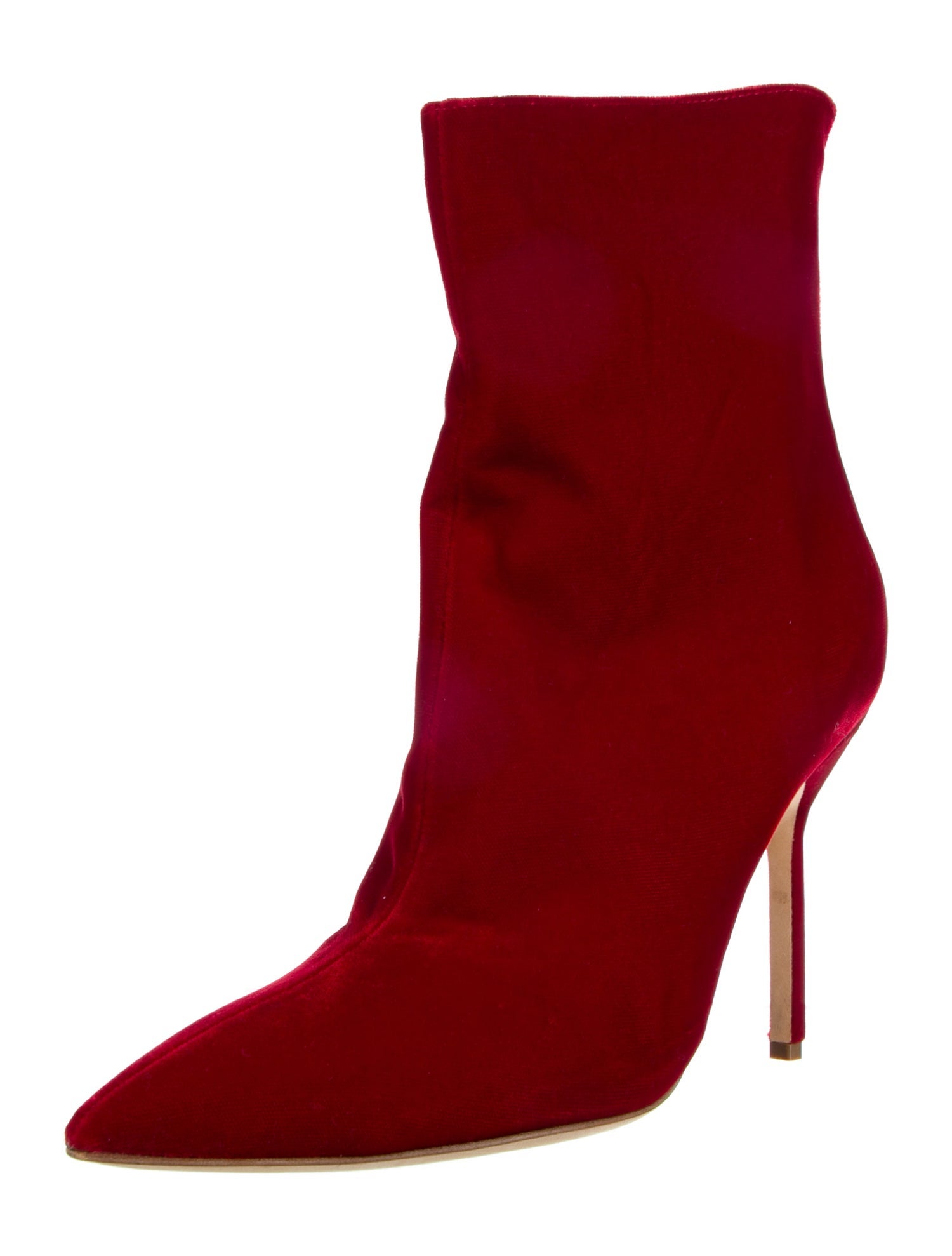 Manolo Blahnik Velvet Boots