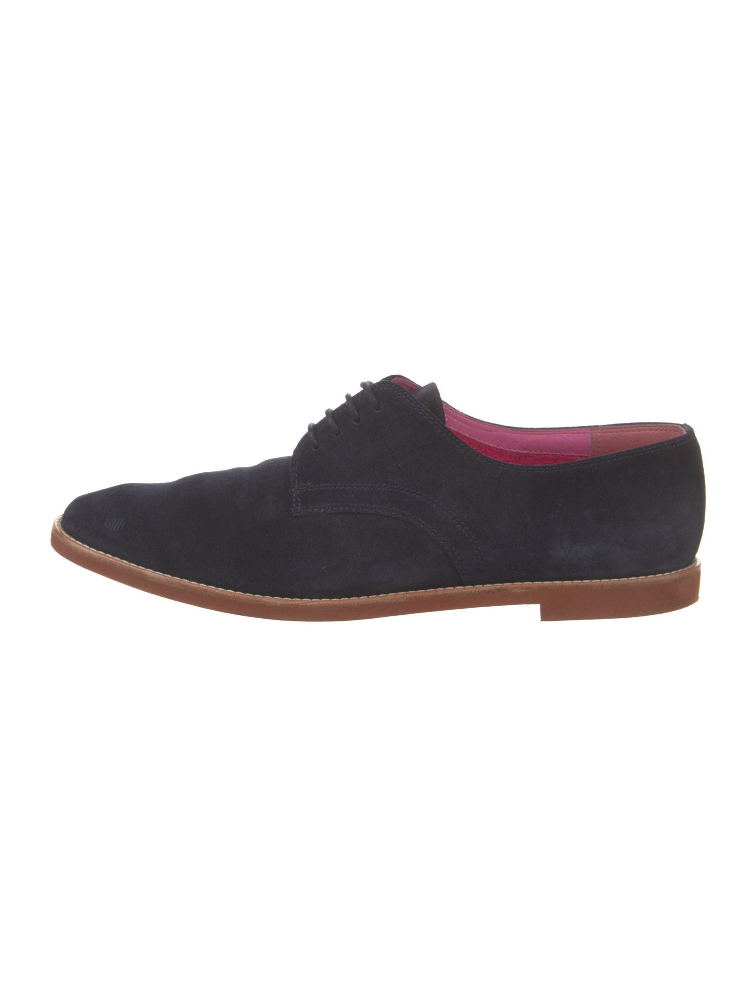 Manolo Blahnik Suede Oxfords