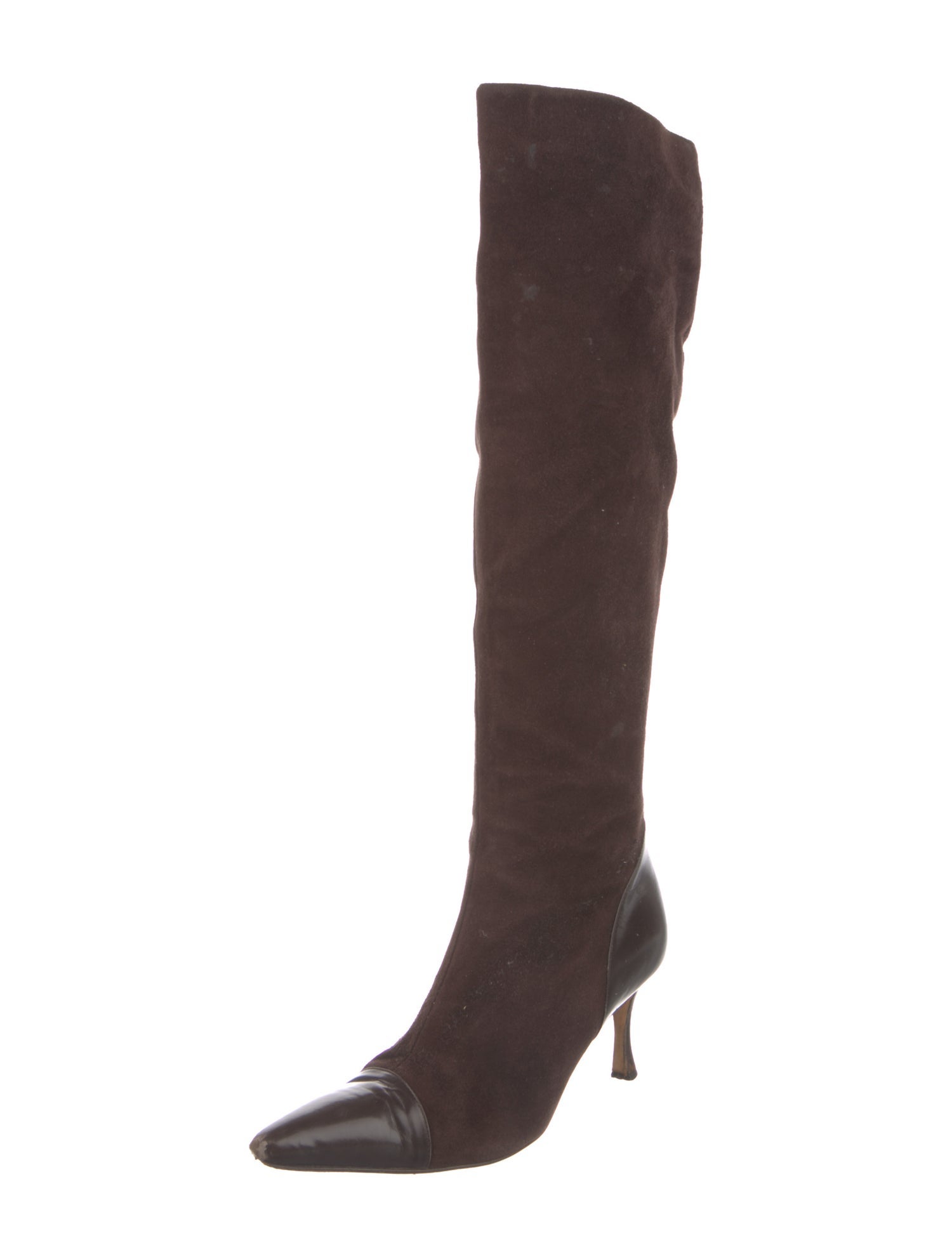 Manolo Blahnik Suede Boots