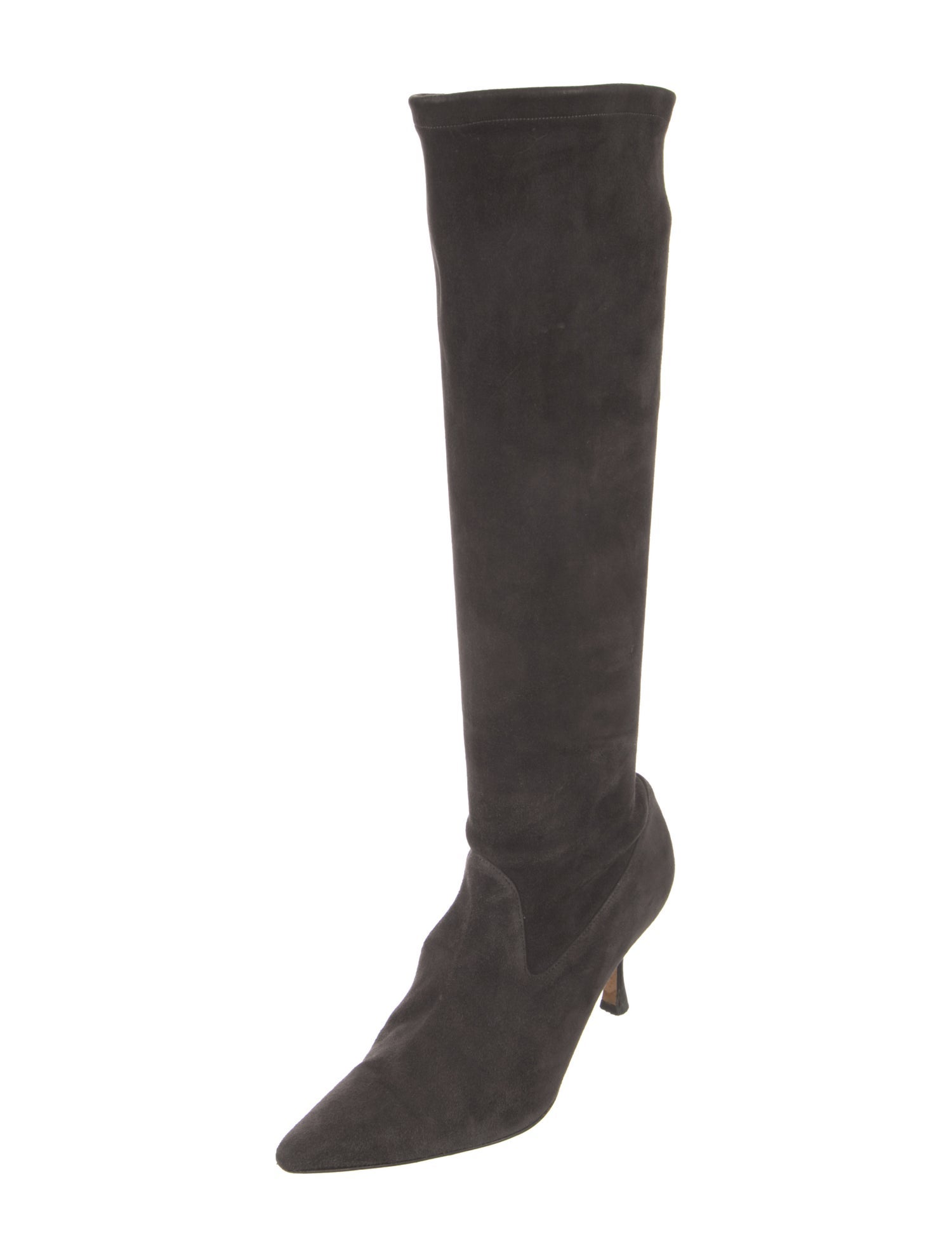 Manolo Blahnik Suede Boots