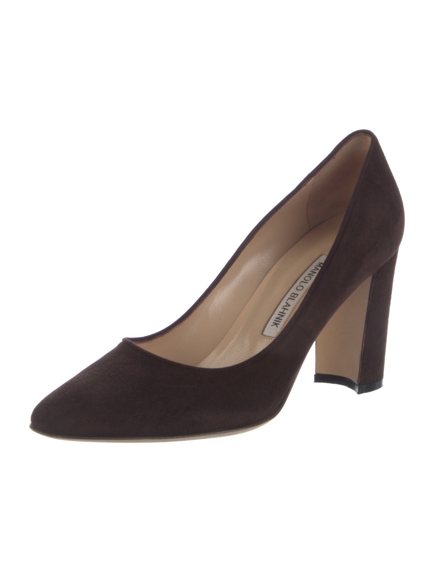 Manolo Blahnik Suede Pumps