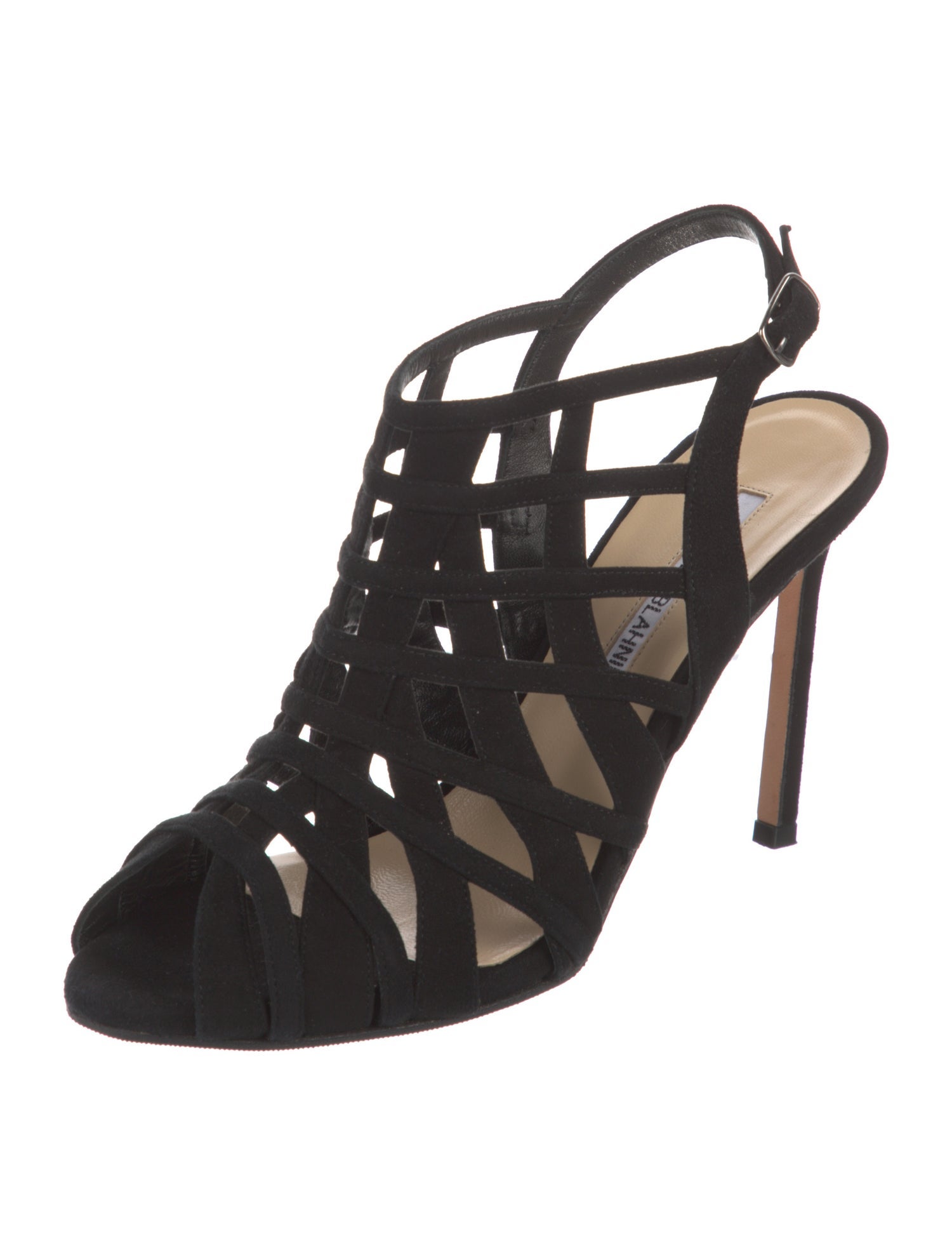 Manolo Blahnik Suede Sandals