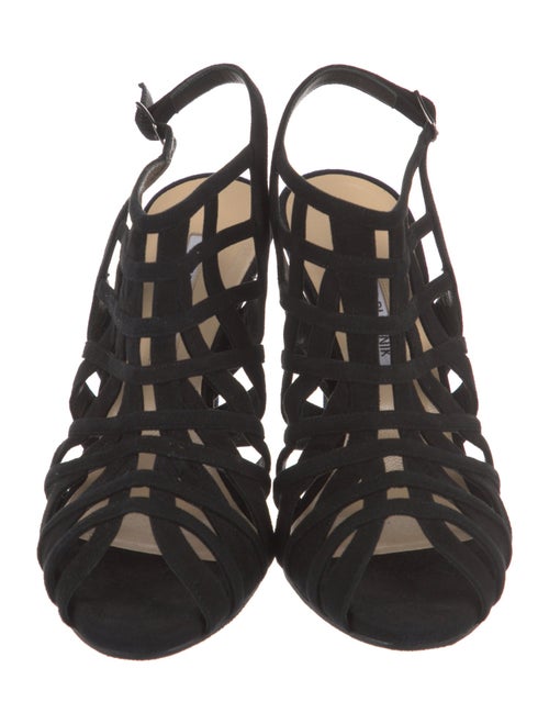 Manolo Blahnik Suede Sandals