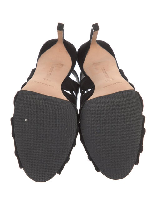Manolo Blahnik Suede Sandals