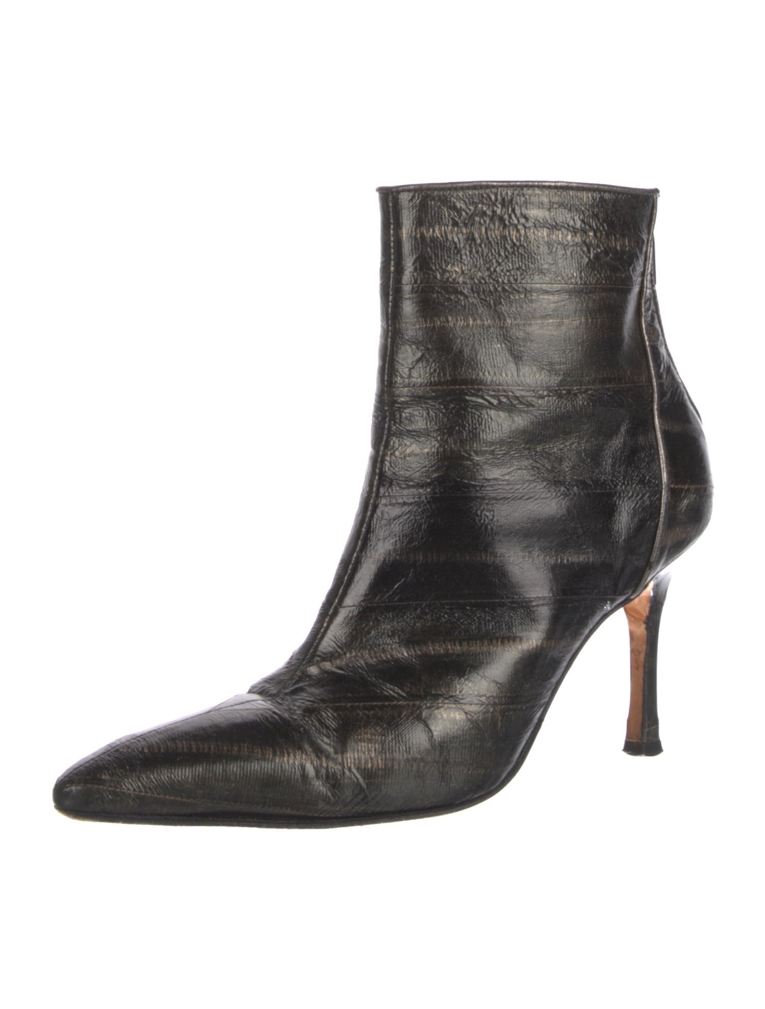 Manolo Blahnik Leather Boots