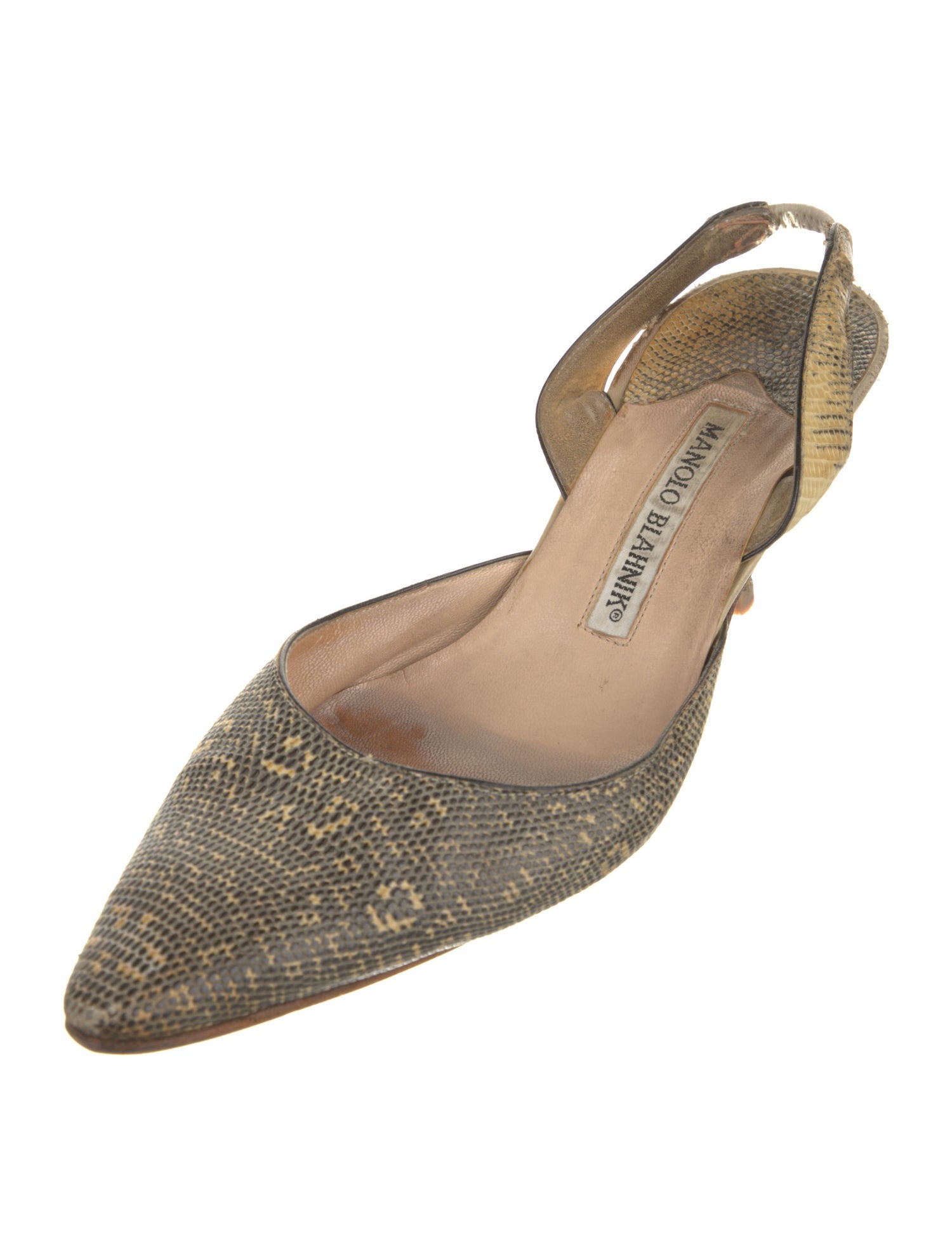 Manolo Blahnik Leather Mules