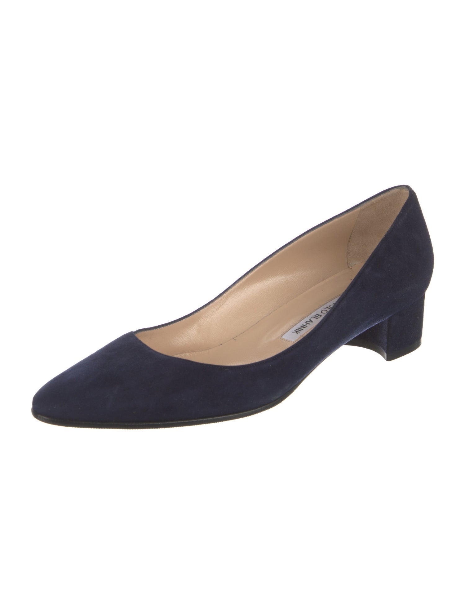 Manolo Blahnik Suede Pumps