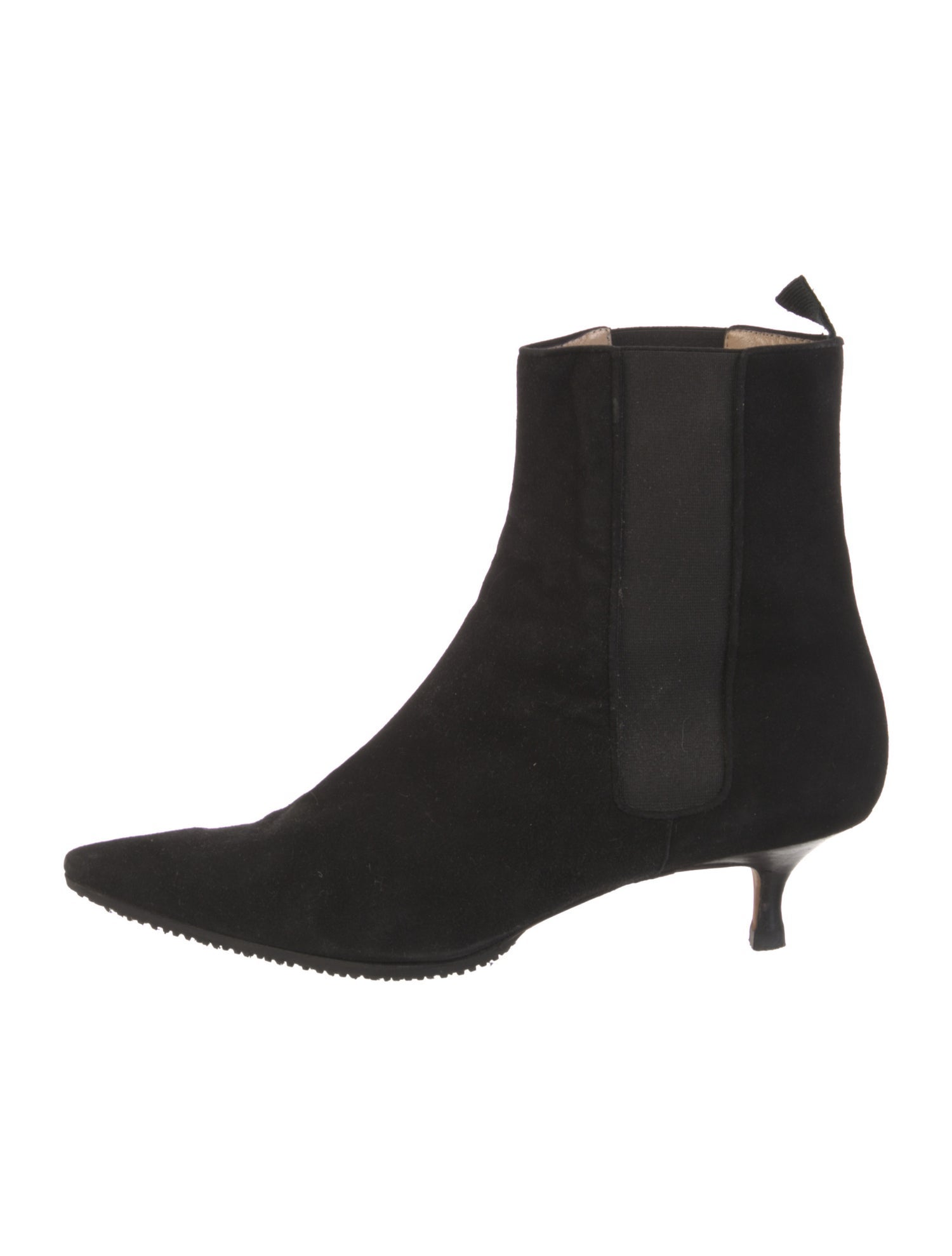 Manolo Blahnik Suede Chelsea Boots