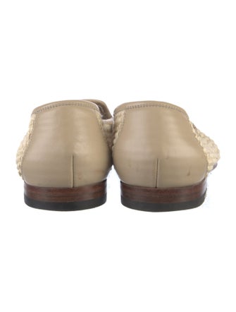 Manolo Blahnik Leather Slippers