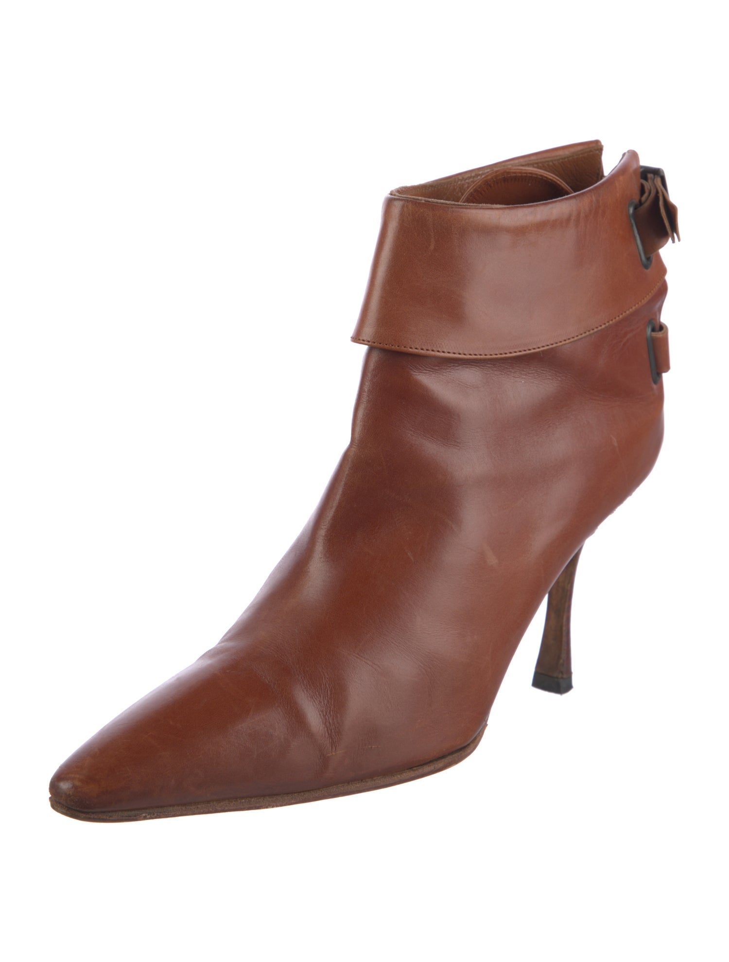 Manolo Blahnik Leather Boots