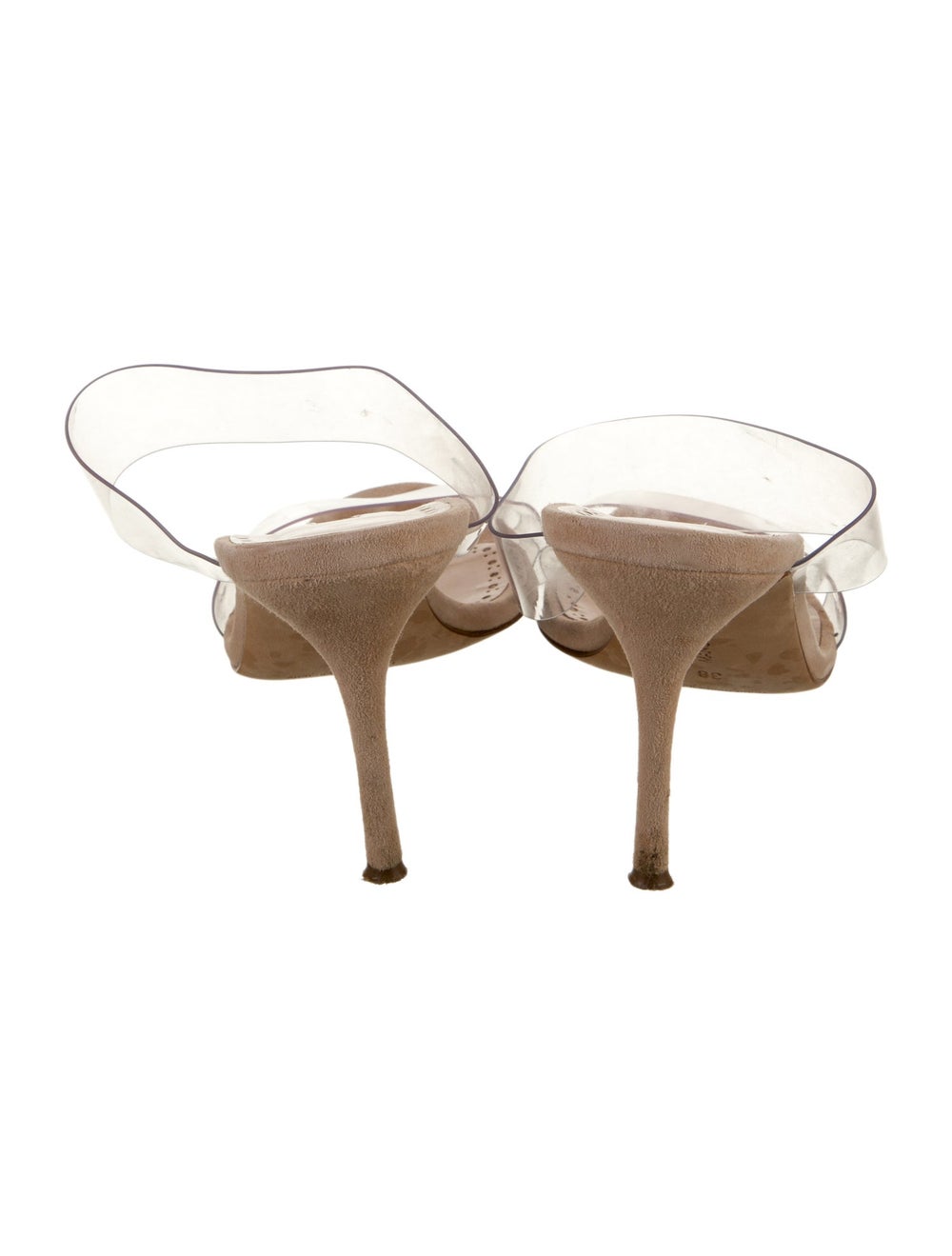 Manolo Blahnik PVC Slides Neutrals - image 4