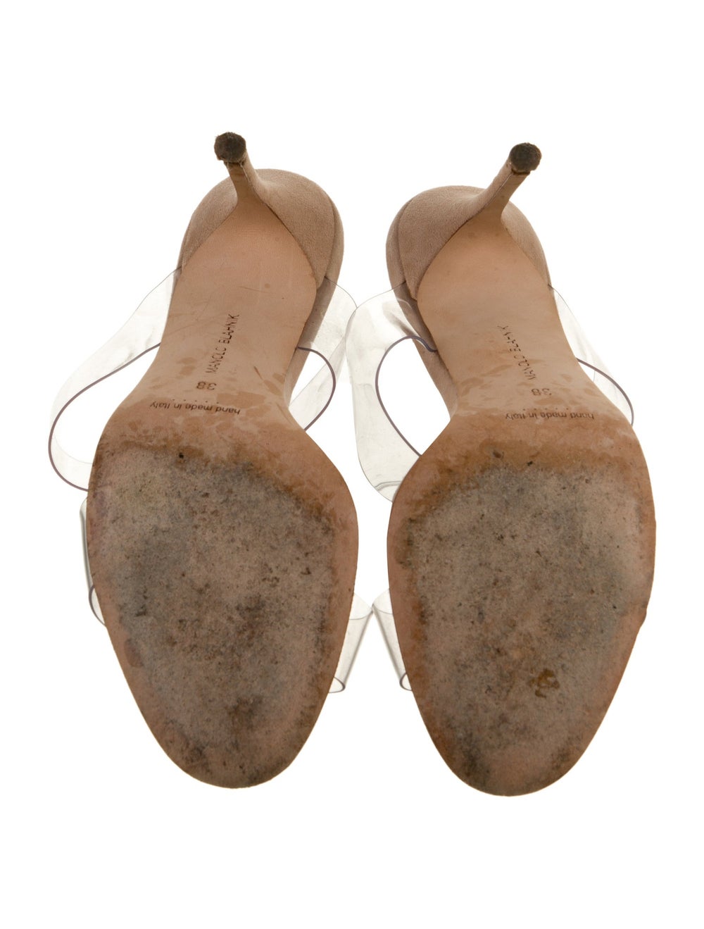 Manolo Blahnik PVC Slides Neutrals - image 5