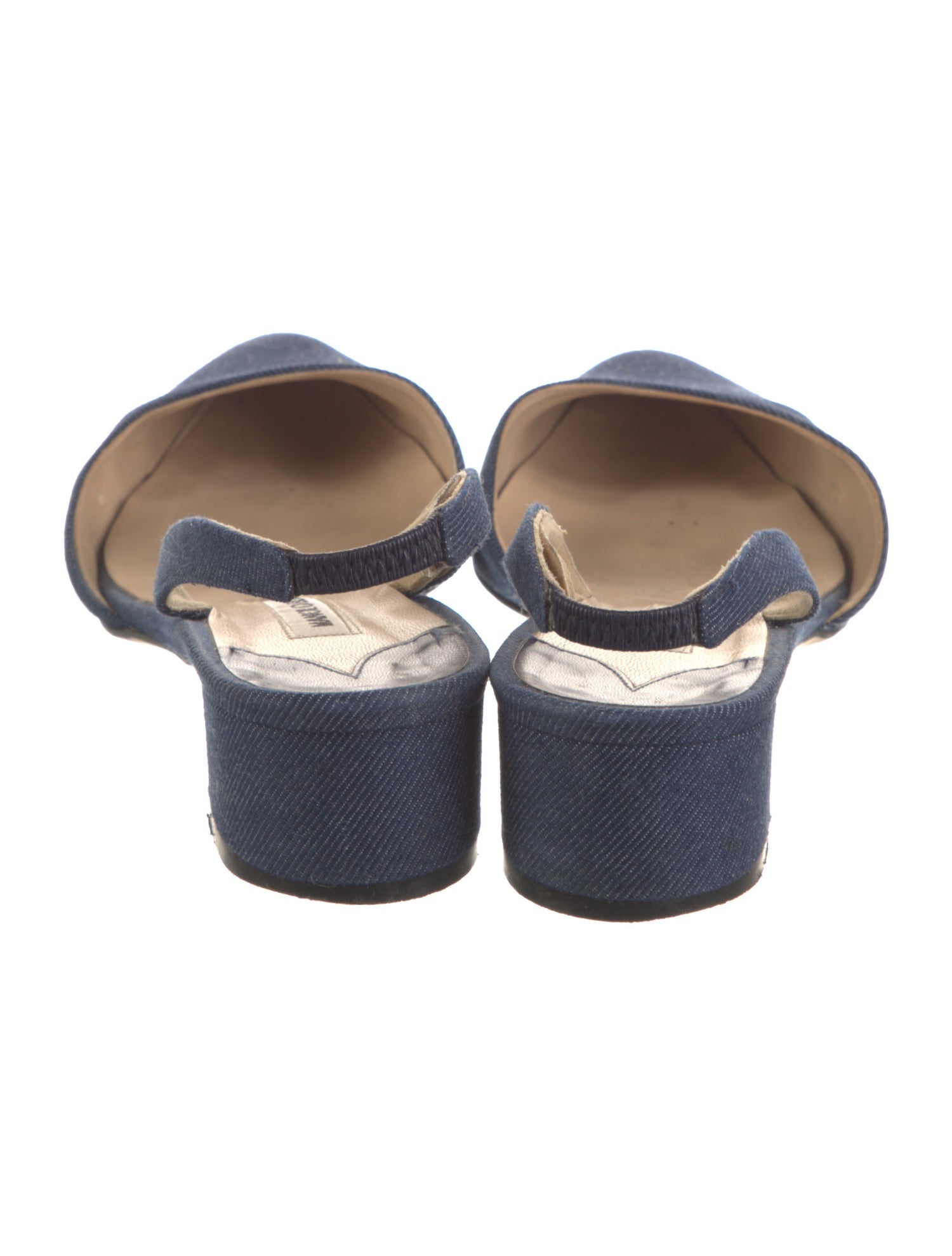 Manolo Blahnik Denim Pumps