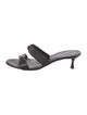 Manolo Blahnik Leather Slides