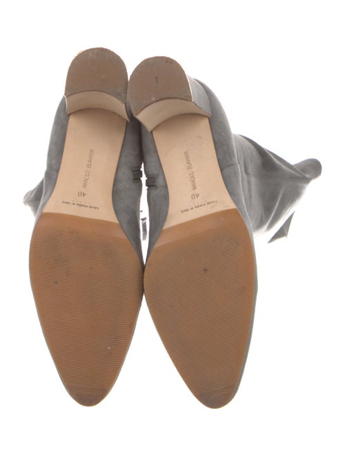 Manolo Blahnik Suede Boots