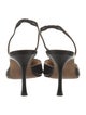 Manolo Blahnik Leather Slingback Pumps