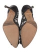 Manolo Blahnik Lace Lace Pattern Pumps