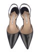 Manolo Blahnik Leather Slingback Pumps