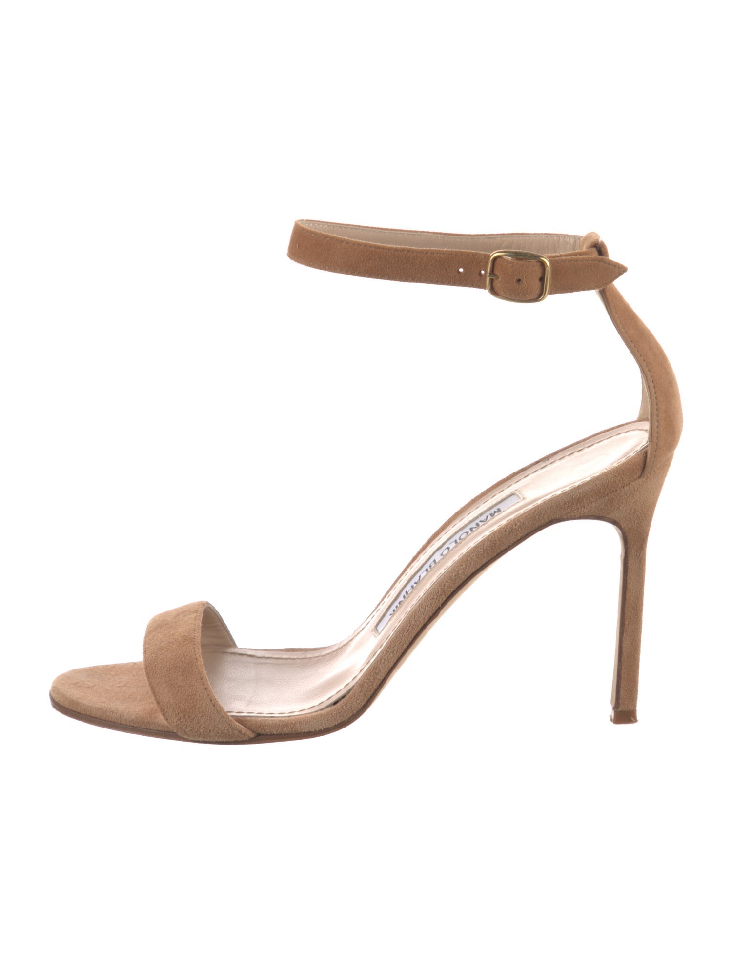 Manolo Blahnik Suede Sandals