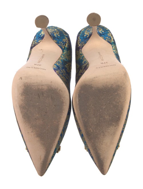 Manolo Blahnik Floral Print Pumps