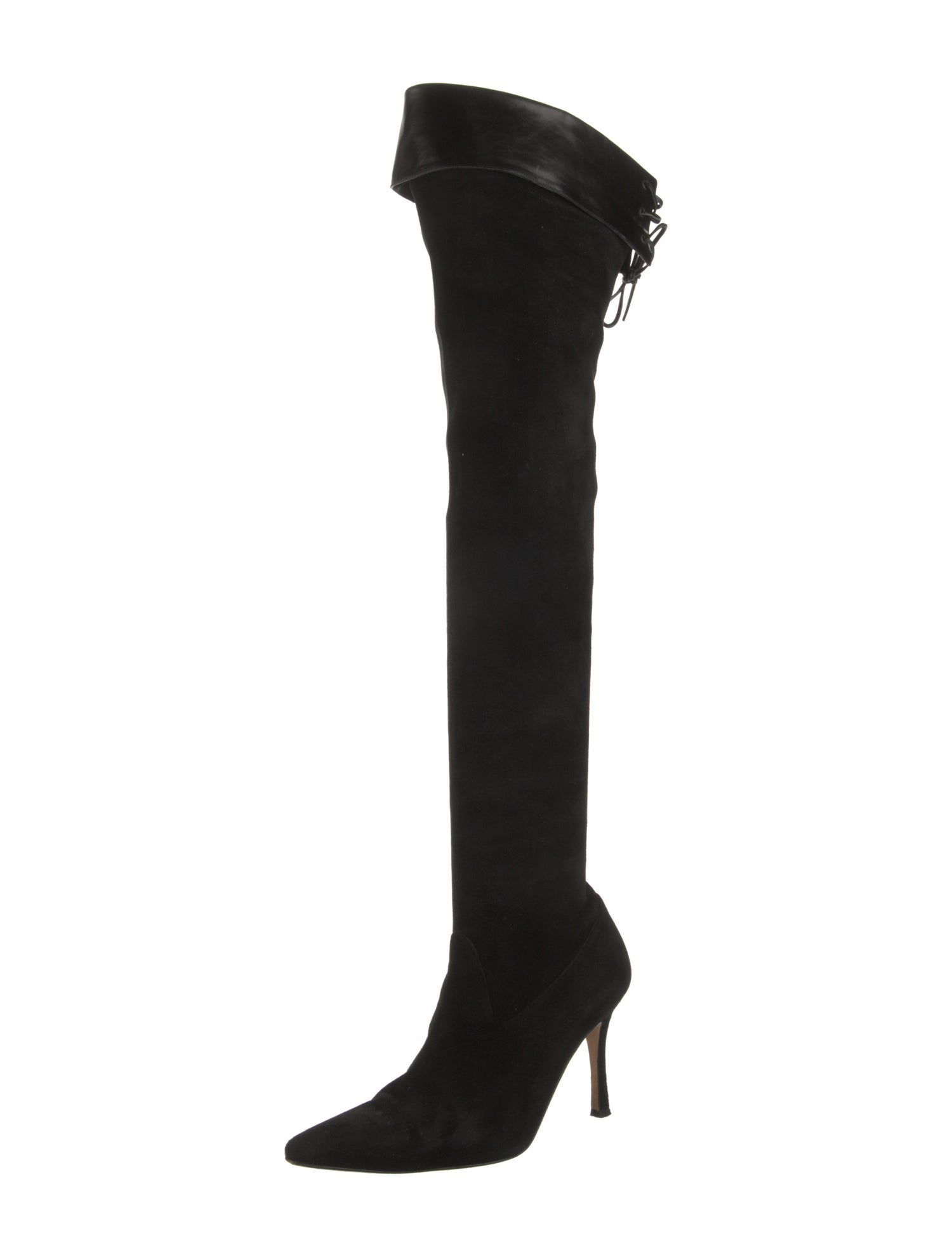 Manolo Blahnik Suede Boots