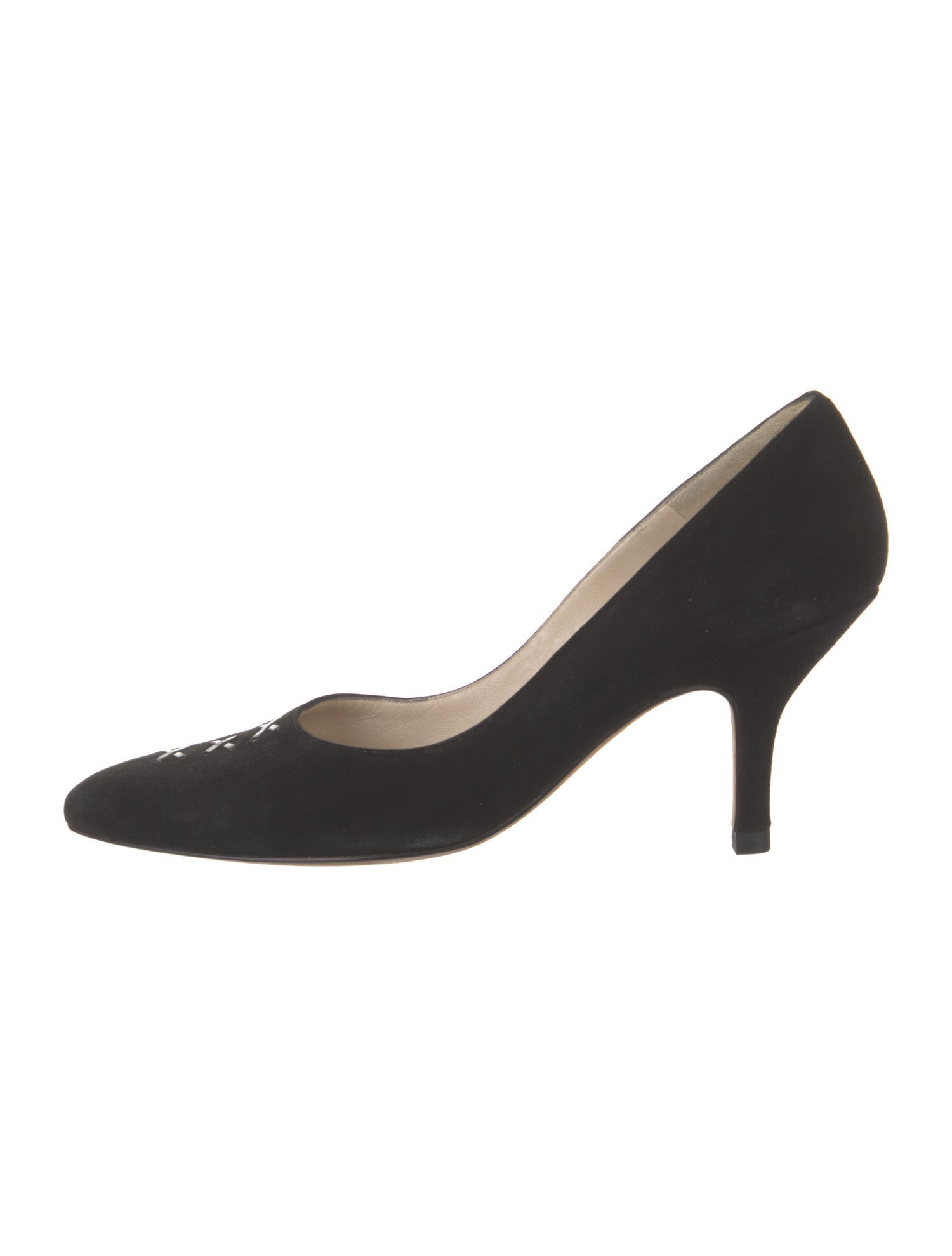Manolo Blahnik Suede Pumps