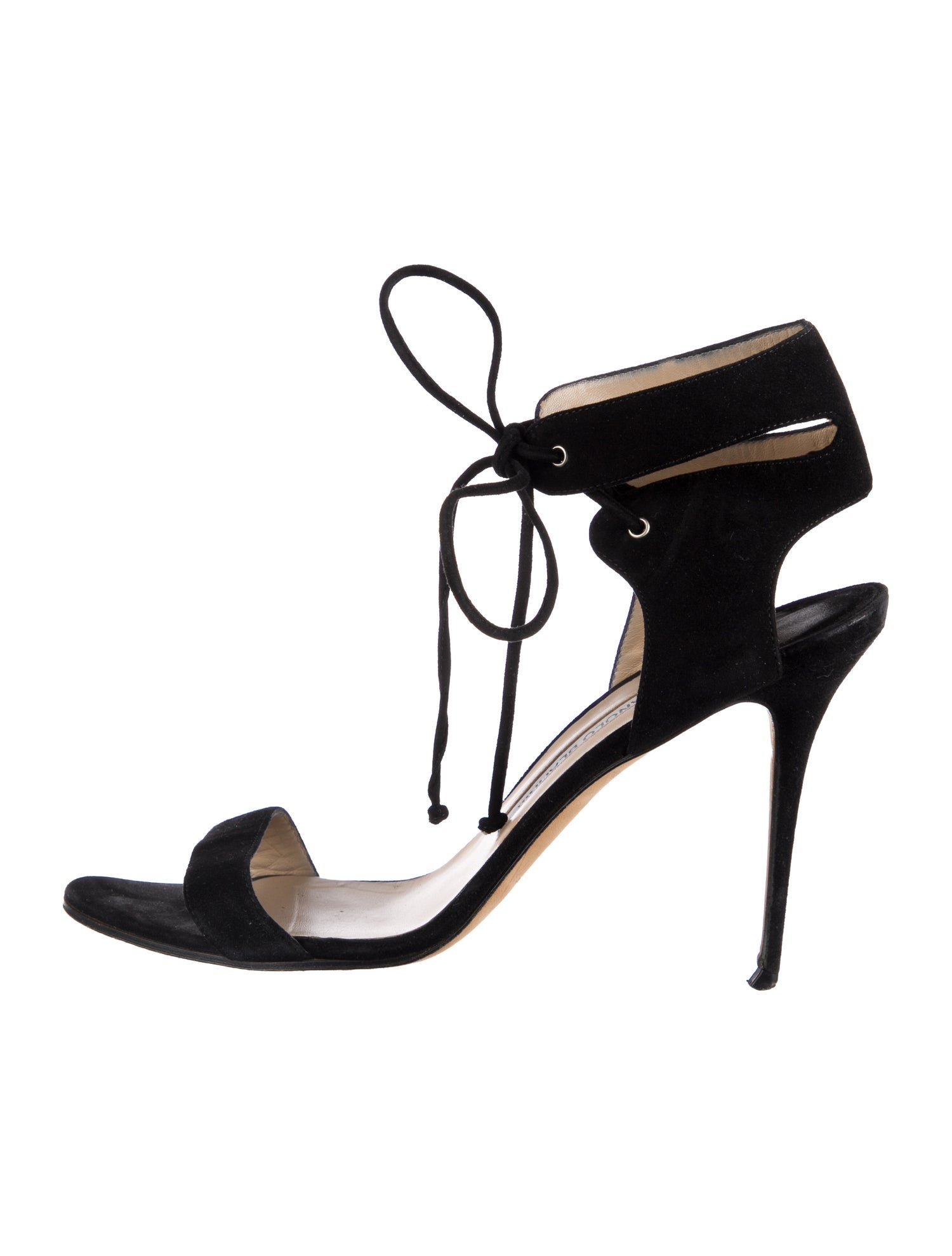 Manolo Blahnik Suede Sandals