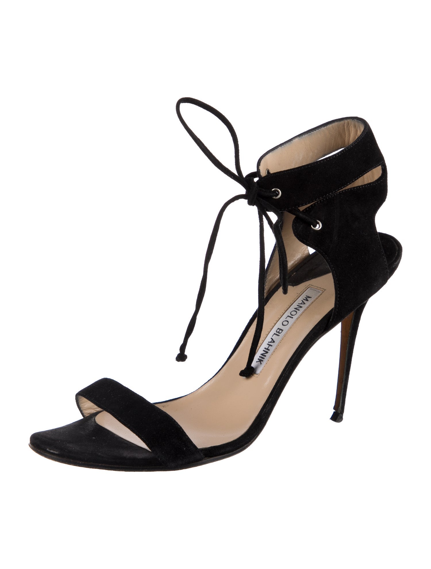 Manolo Blahnik Suede Sandals