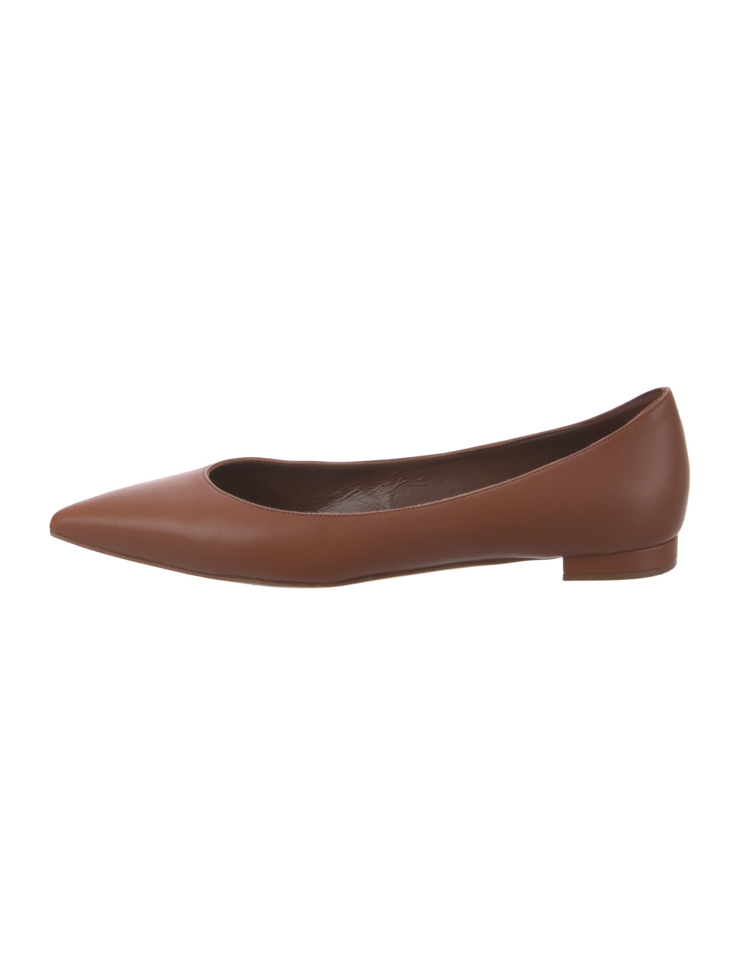 Manolo Blahnik Leather Ballet Flats