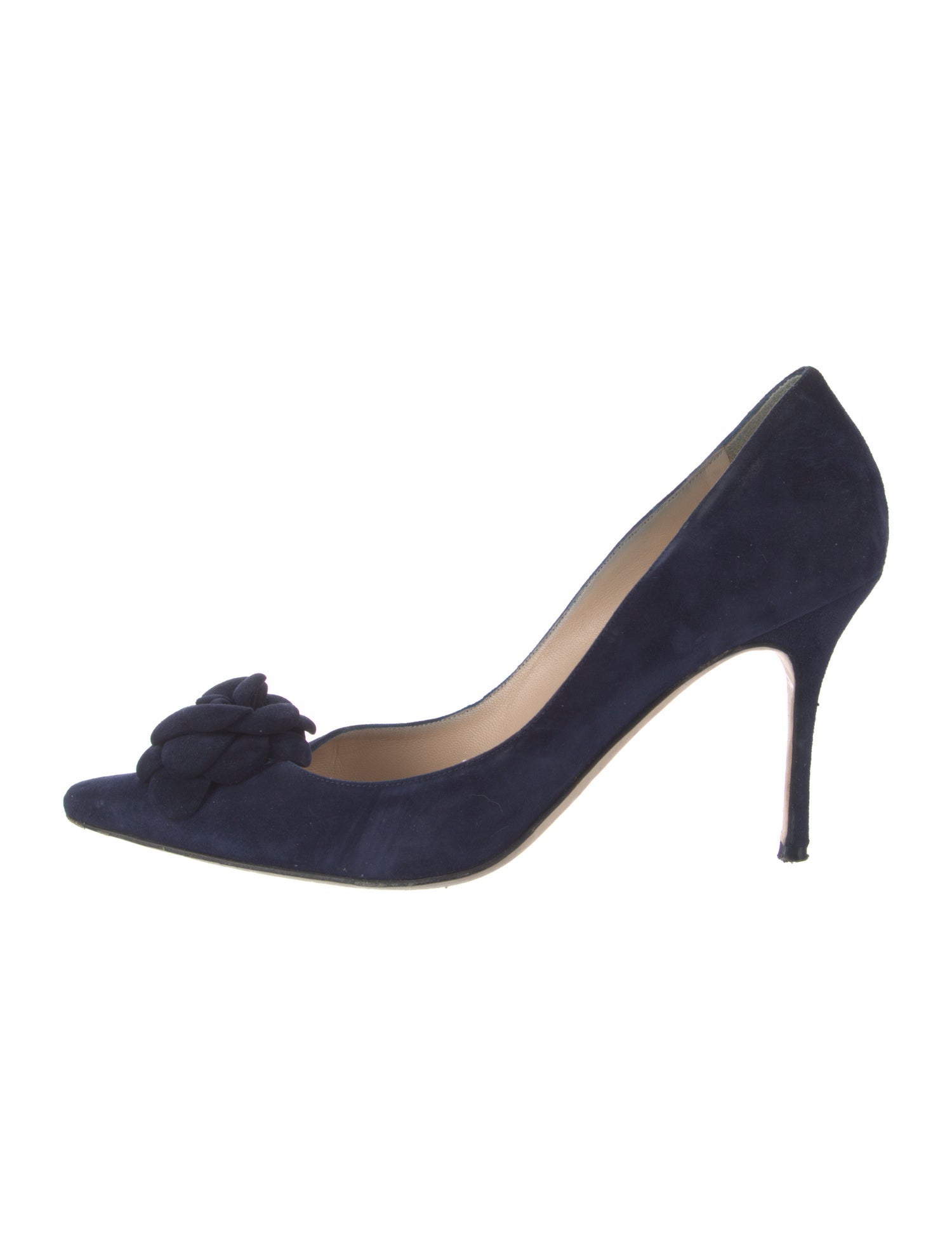 Manolo Blahnik Suede Pumps