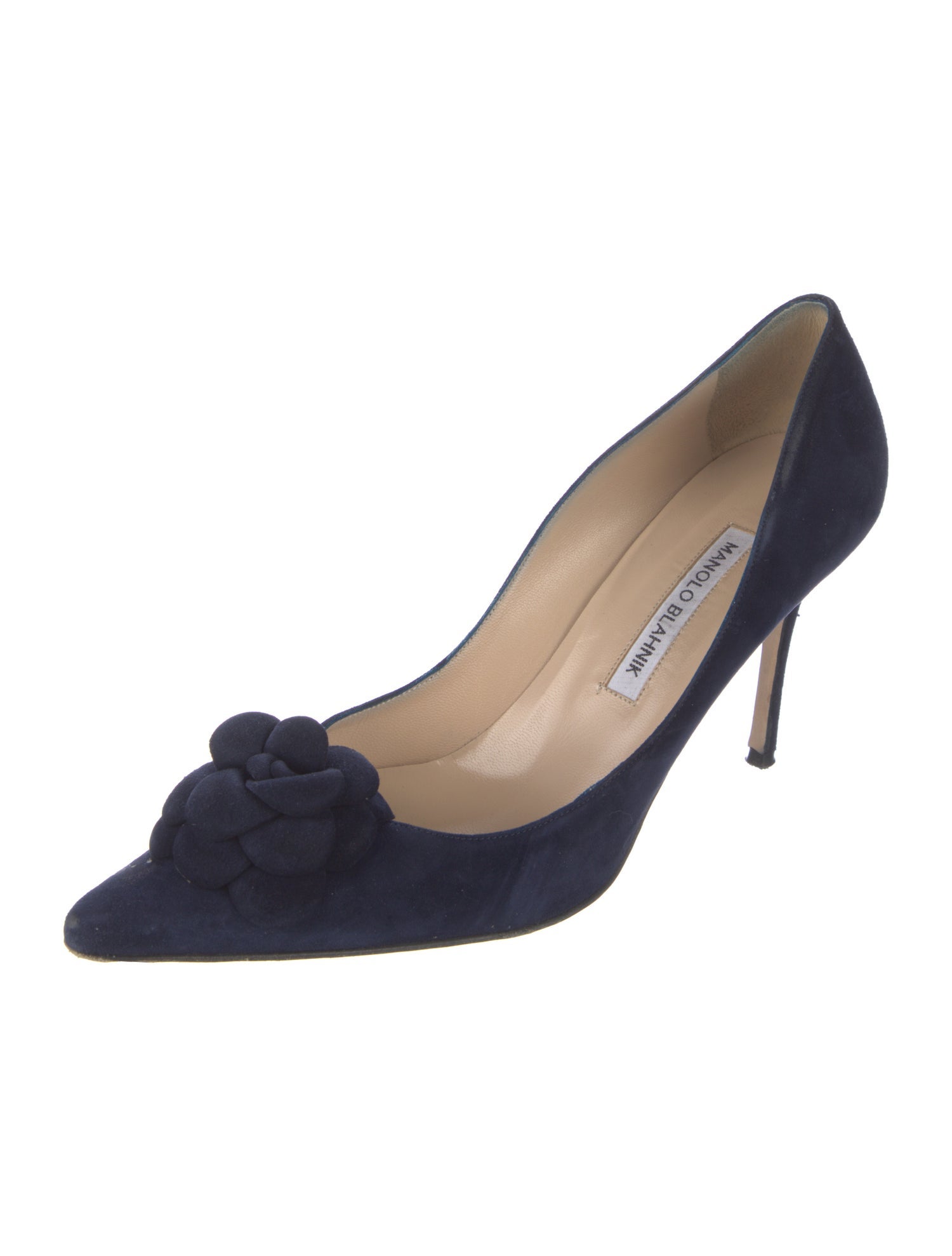Manolo Blahnik Suede Pumps