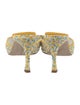 Manolo Blahnik Printed Mules