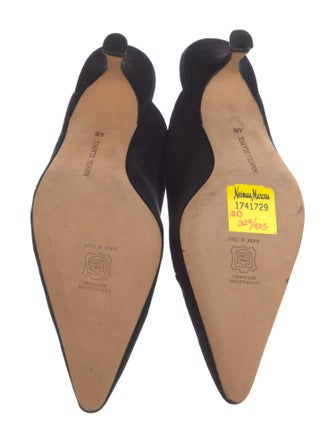 Manolo Blahnik Suede Mules