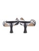 Manolo Blahnik Leather Slides