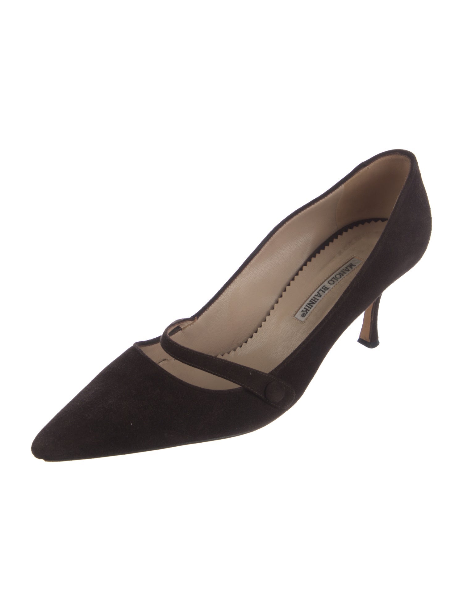 Manolo Blahnik Suede Pumps