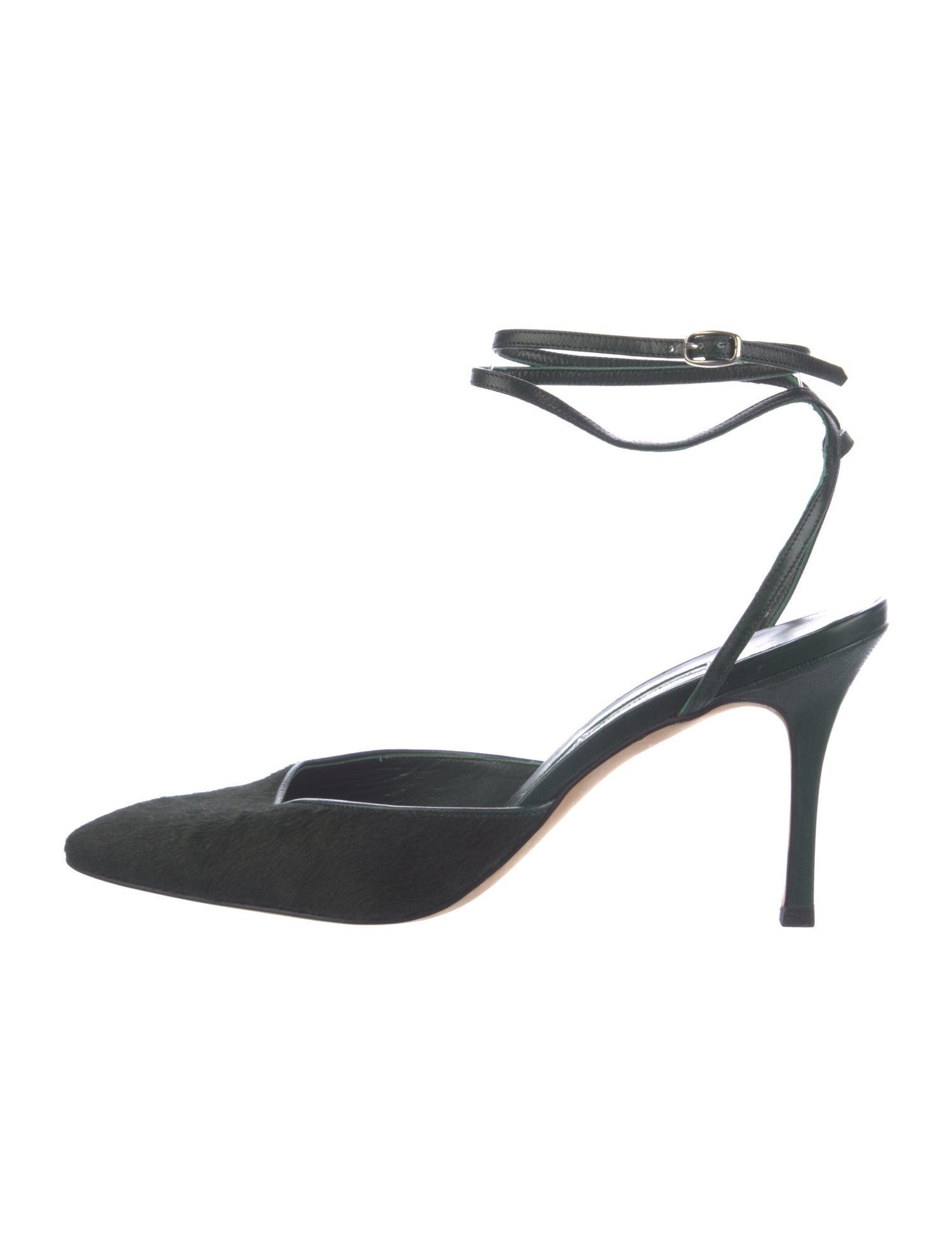 Manolo Blahnik Ponyhair Slingback Pumps