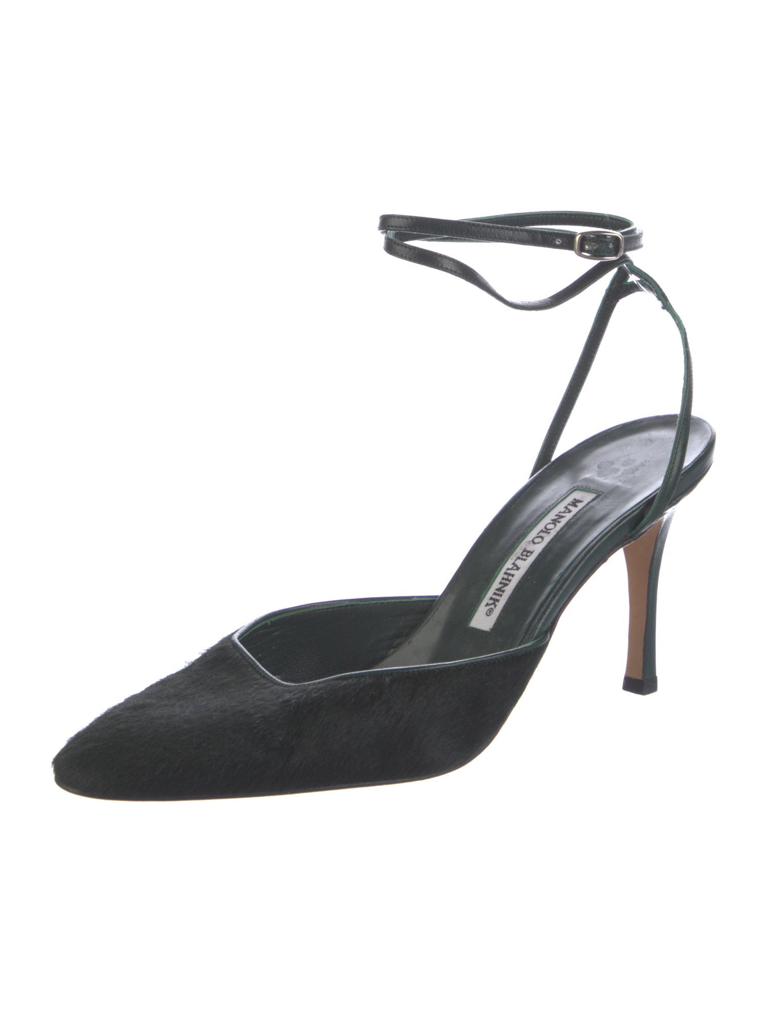 Manolo Blahnik Ponyhair Slingback Pumps